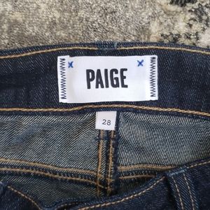 NWOT $198 PAIGE Jeans 2 Tone Denim